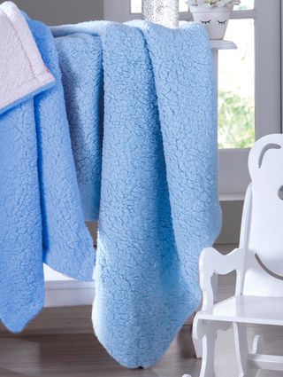 Cobertor Bebê Jolitex Azul