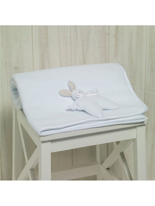 Cobertor Berço Soft Rabbit Branco