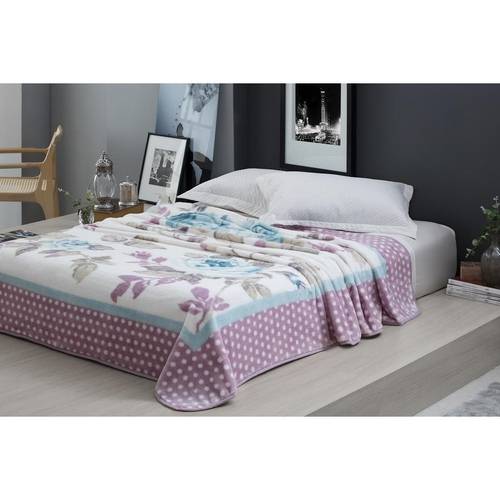 Cobertor Casal 1,80x2,20 Raschel I/Home Design Cinta - Essence - Corttex