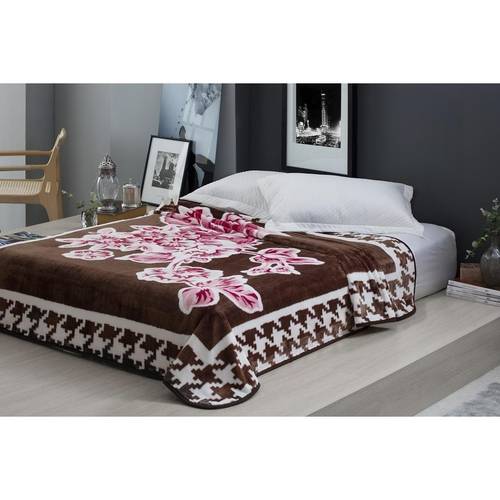 Cobertor Casal 1,80x2,20 Raschel I/Home Design Cinta - Olivia - Corttex