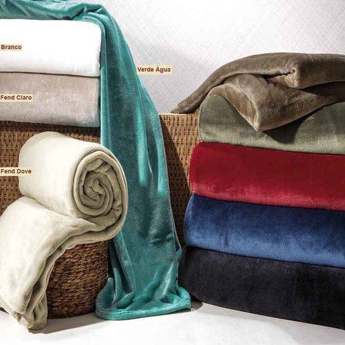 Cobertor Casal Blanket 100% Poliéster Kacyumara