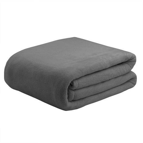 Cobertor King Naturalle Fashion Soft 240X260cm Cinza