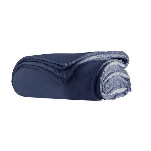 Cobertor Casal Naturalle Fashion Soft Premium 180X220cm Marinho