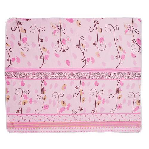 Cobertor de Enrolar Estampado Amorzinho Rosa - Papi