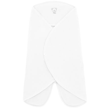 Cobertor de Vestir para Bebê em Microsoft Branco - Petit