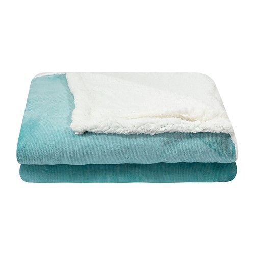 Cobertor Dupla Face Sultan Agua Liso - 2,00 X 2,30m 100% Poliéster - Realce Premium
