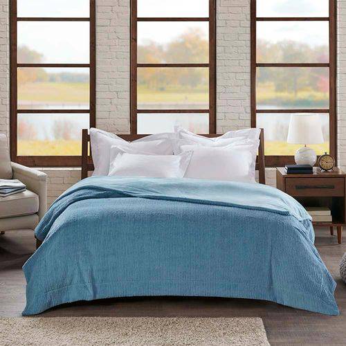 Cobertor Ilford Home Design Casal Azul Niagara