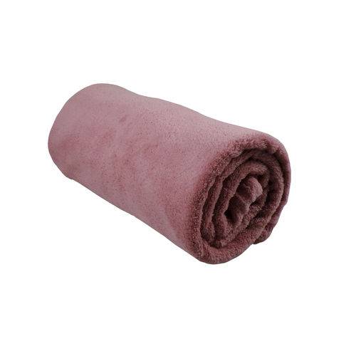 Cobertor Manta Bebe Infantil Microfibra Rosa 80cm X 115cm