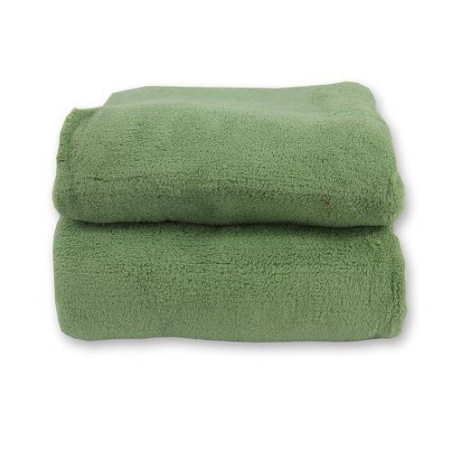 Cobertor Manta Microfibra Berço Verde - La