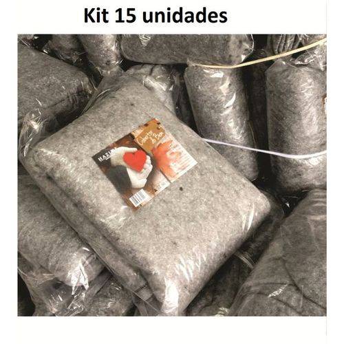 Cobertor Manta Popular Doacao Solteiro do Bem Kit com 15 Pecas