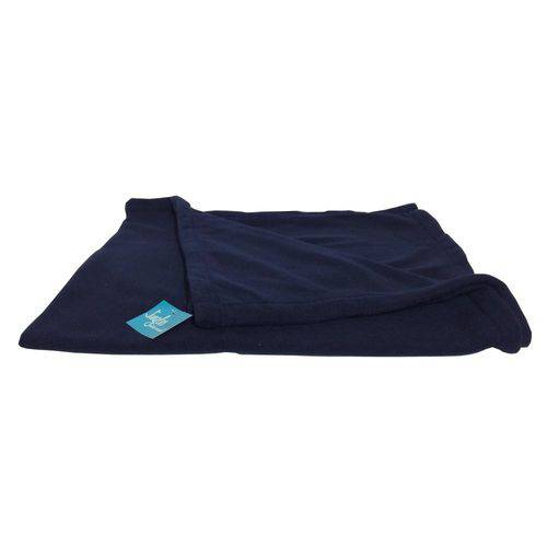 Cobertor Microsoft Premium Azul Marinho - Jingles