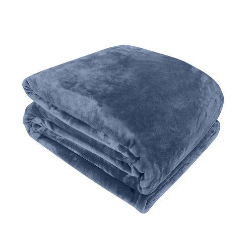 Cobertor Naturalle Fashion Super Soft Casal - Gramatura: 300g/m² - Jeans