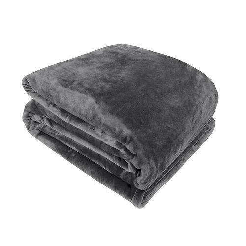 Cobertor Naturalle Fashion Super Soft Queen - Gramatura: 300g/m² - Cinza