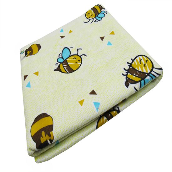 Cobertor para Bebê Neutro Amarelo Abelha