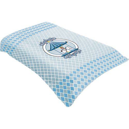 Cobertor para Berço Colibri Acalanto Estampado - Hipoalergênico - 90 X 110 Cm - Carrossel Azul