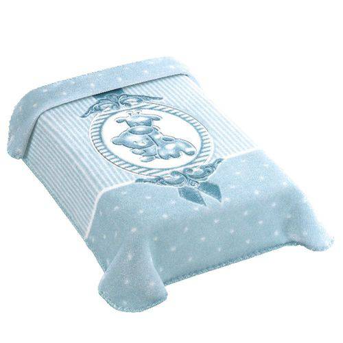 Cobertor Premium Estampado Camafeu Azul - Colibri
