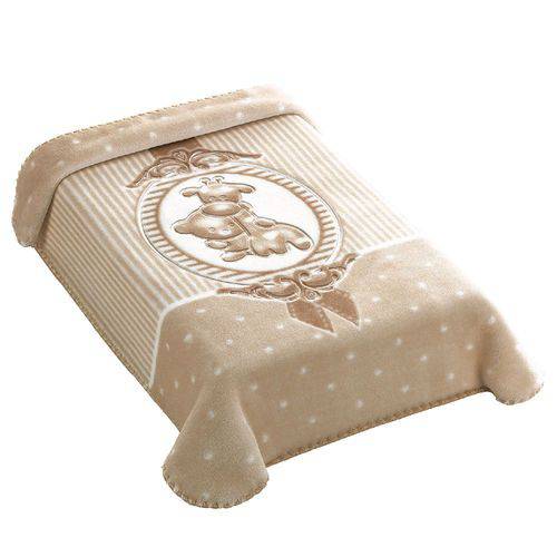 Cobertor Premium Estampado Camafeu Bege - Colibri