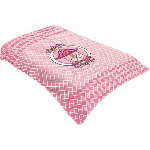 Cobertor Premium Estampado Camafeu Rosa - Colibri