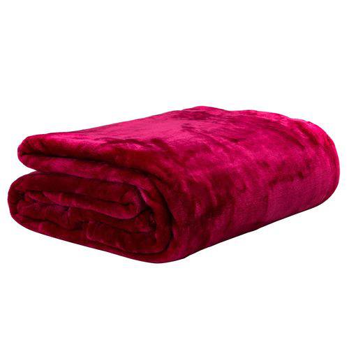 Cobertor Queen Naturalle Fashion Super Soft Microfibra Vermelho