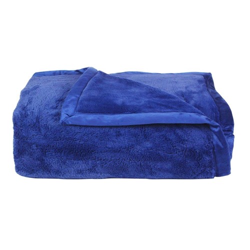 Cobertor Soft Premium Naturalle Azul Marinho CASAL