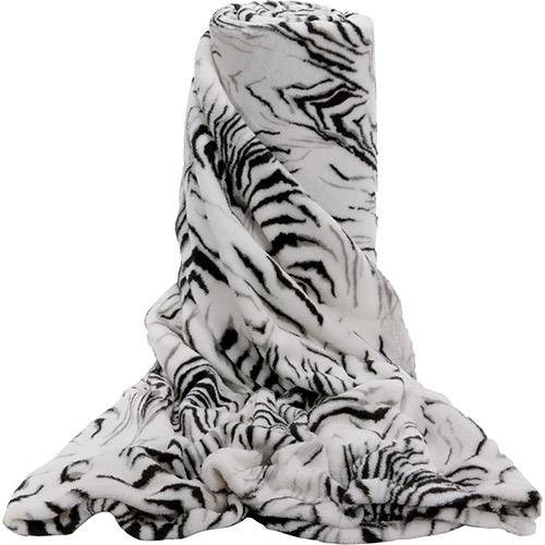 Cobertor Solteiro Blanket Tiger Estampado Antialérgico - Kacyumara