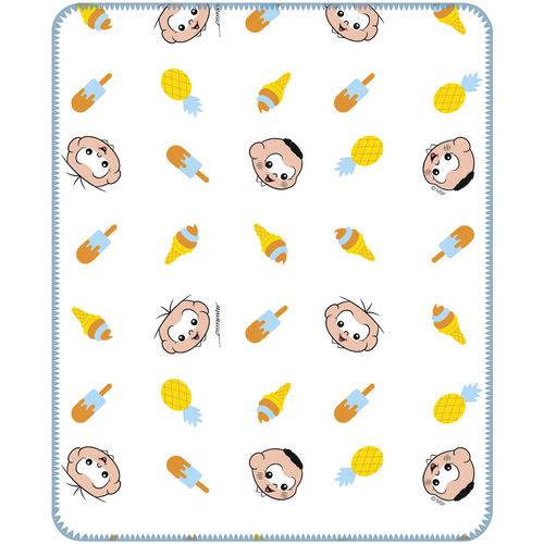 Cobertor Turma da Mônica Baby 90 Cm X 1,10 M 100% Algodão - Masculino