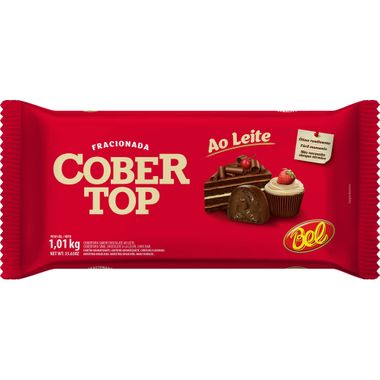 Cobertura de Chocolate ao Leite Cober Top Bel 1,01kg Cx. C/ 15