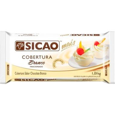 Cobertura de Chocolate Branco Sicao 1,01Kg