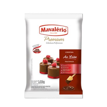 Cobertura Gotas para Derreter Chocolate ao Leite Premium Mavalério
