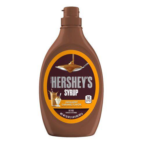 Cobertura Hershey's Syrup Indulgent Caramel - Sabor Caramelo (623g)