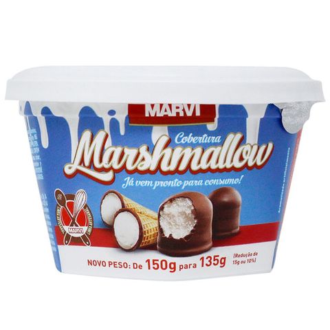 Cobertura Marshmallow 135g - Marvi
