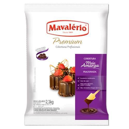 Cobertura Mavalério Premium Meio Amargo Fracionada 1,01kg