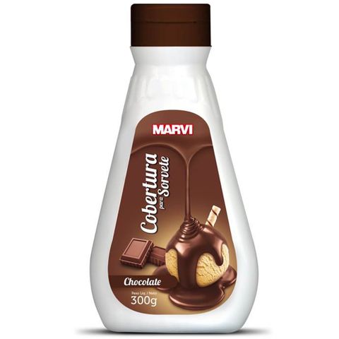 Cobertura para Sorvete Chocolate 300g - Marvi