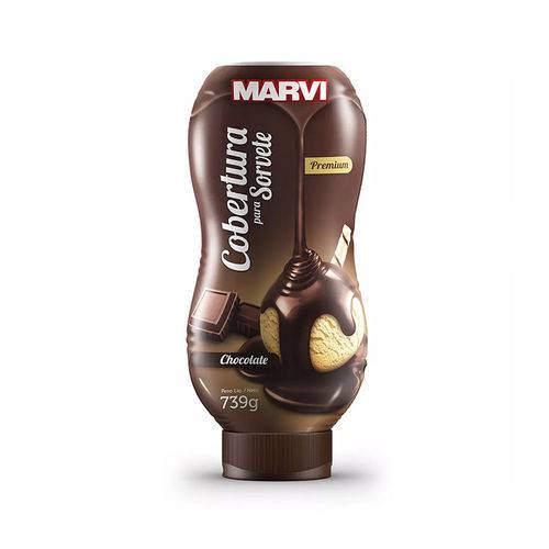 Cobertura para Taça Chocolate Premium Marvi 739 G