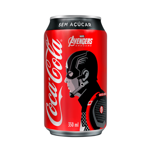 Coca-Cola Sem Açúcar Capitão América 350ml