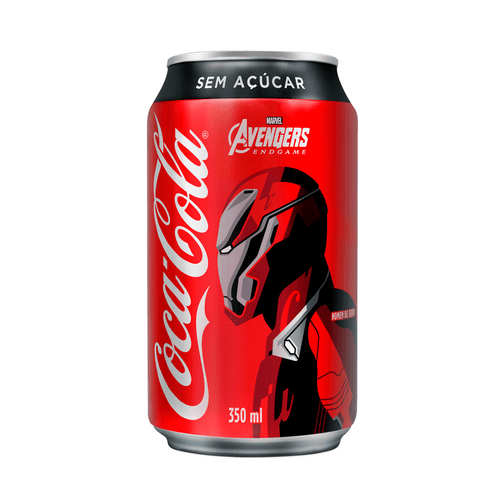 Coca-Cola Sem Açúcar Homem de Ferro 350ml