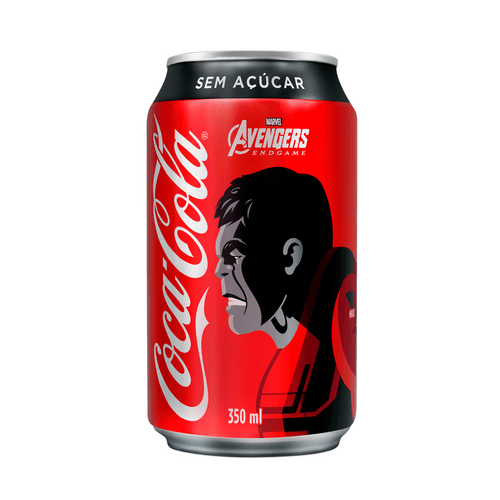 Coca-Cola Sem Açúcar Hulk 350ml