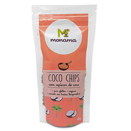 Coco Chips com Açúcar de Coco 45g Monma