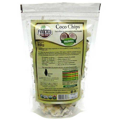 Coco Chips Orgânico Finococo 80g