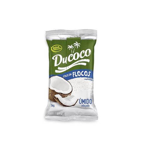 Coco em Flocos Úmido e Adoçado Ducoco 1 Kg