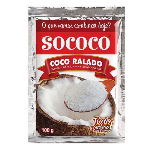 Coco Ralado 100g Caixa C/24unidades - Sococo