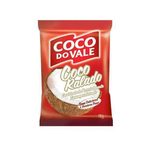 Coco Ralado Desidratado Desengordurado Coco do Vale 1kg