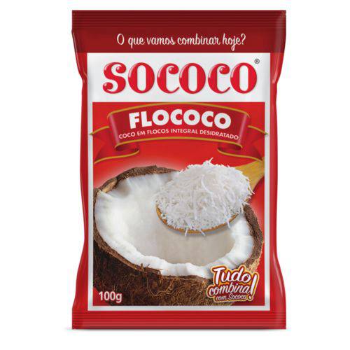 Coco Ralado Flococo Sococo 100g - 24 Unidades