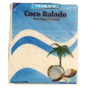 Coco Ralado Fresco Congelado Savi 500g