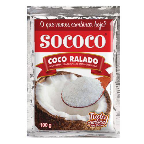Coco Ralado Sococo 100g - 24 Unidades