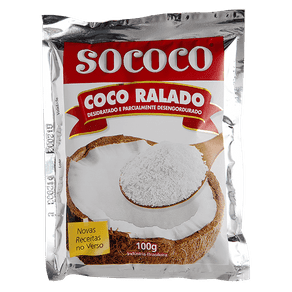 Coco Ralado Sococo Desidratado 100g