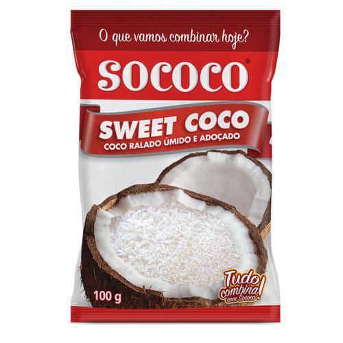 Coco Ralado Sweet Coco 100g - Sococo