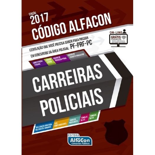 Codigo Alfacon - Carreiras Policiais 2017 - Alfacon - 4 Ed