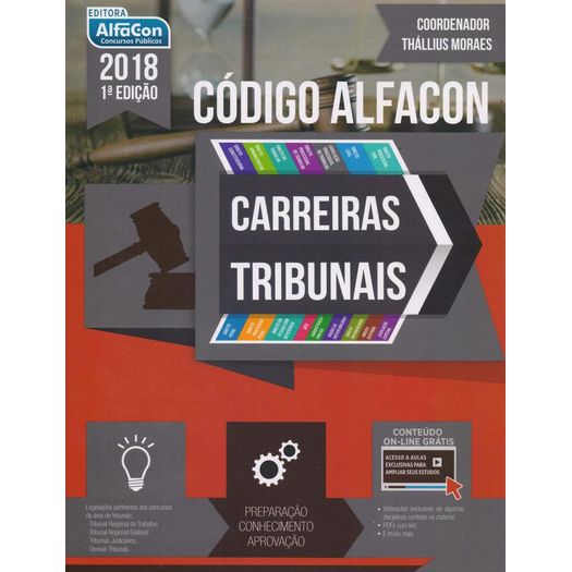 Codigo Alfacon Carreiras Tribunais - Alfacon