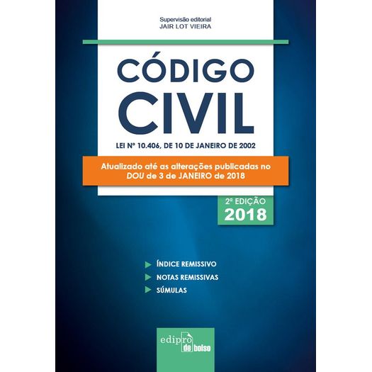 Codigo Civil Mini - Edipro - 2 Ed